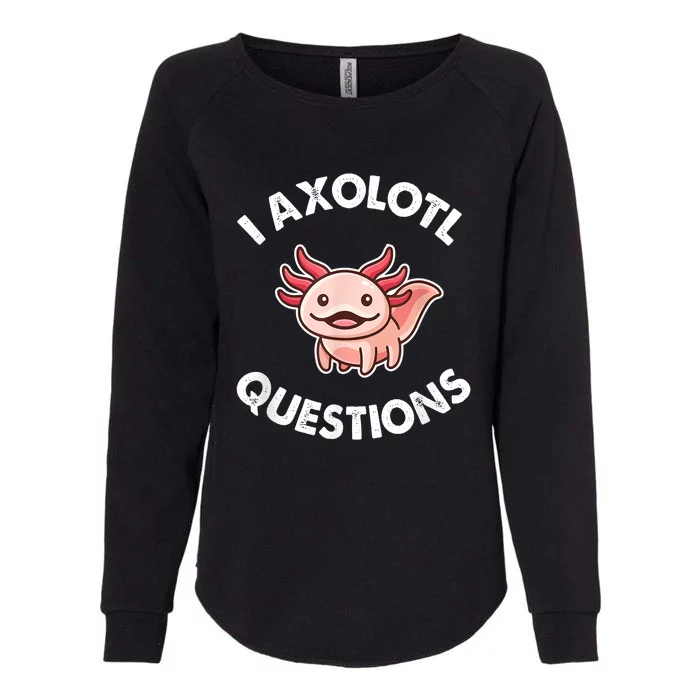 Axolotl Gift Womens California Wash Sweatshirt