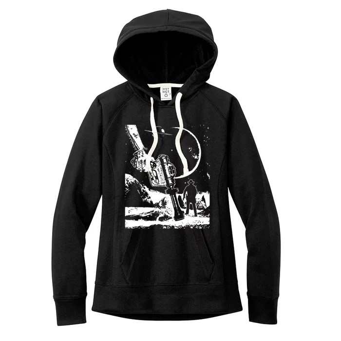 Alien Gunslinger Women's Fleece Hoodie