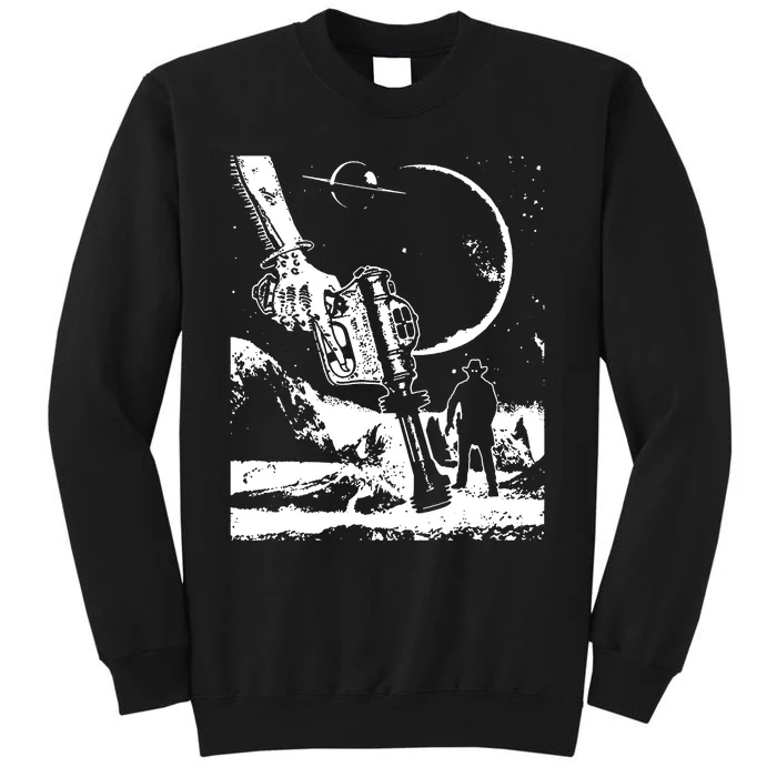 Alien Gunslinger Tall Sweatshirt