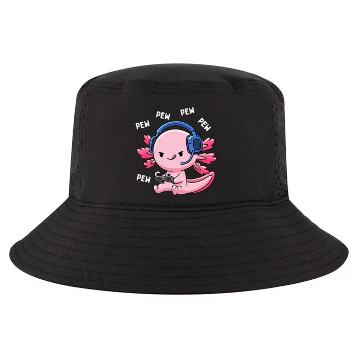 Axolotl Gaming Anime Video Game Pew Gamer Cool Comfort Performance Bucket Hat