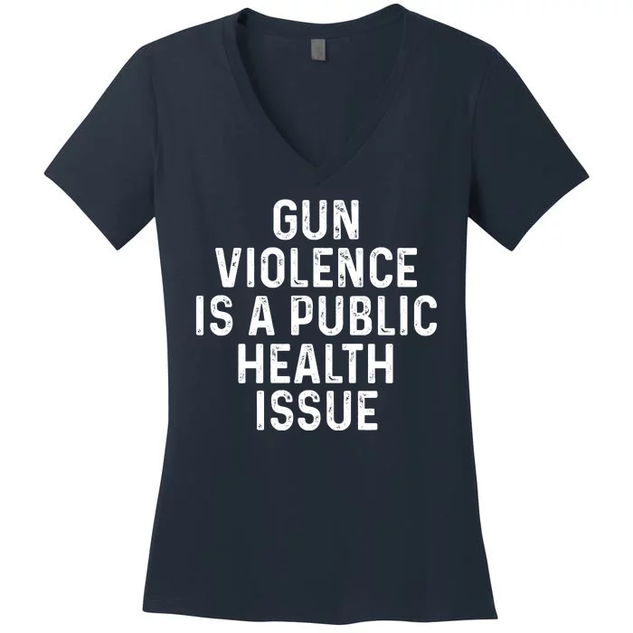 Anti Gun Awareness Enough End Gun Violence Women's V-Neck T-Shirt