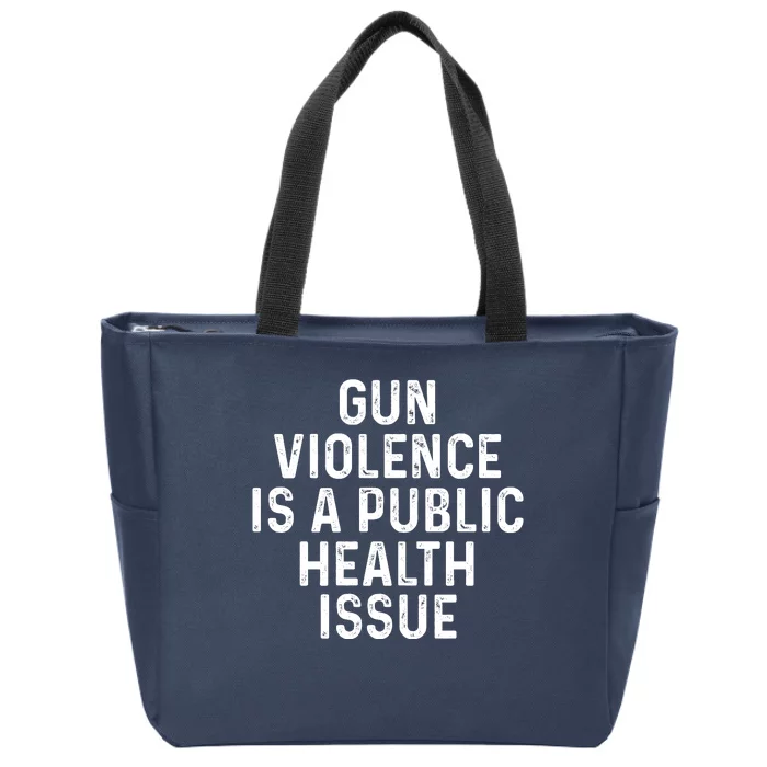 Anti Gun Awareness Enough End Gun Violence Zip Tote Bag