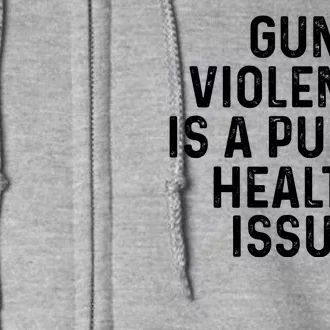 Anti Gun Awareness Enough End Gun Violence Full Zip Hoodie