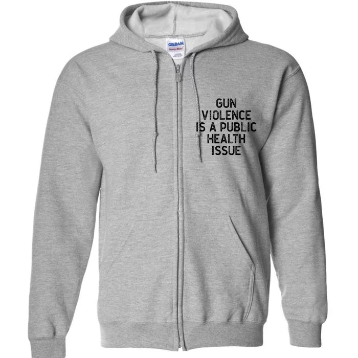 Anti Gun Awareness Enough End Gun Violence Full Zip Hoodie