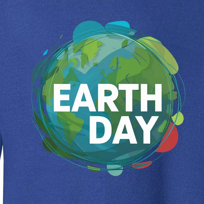 Abstract Global Artwork For Earth Day Cute Gift Toddler Sweatshirt