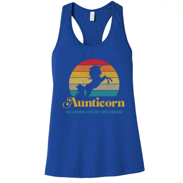 Aunticorn Gift Women's Racerback Tank