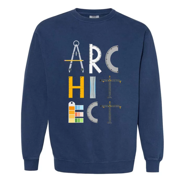 Architect Gifts Architecture Students Garment-Dyed Sweatshirt