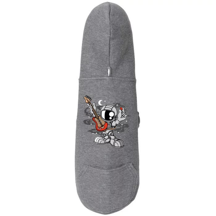 Astronaut Guitar Doggie 3-End Fleece Hoodie