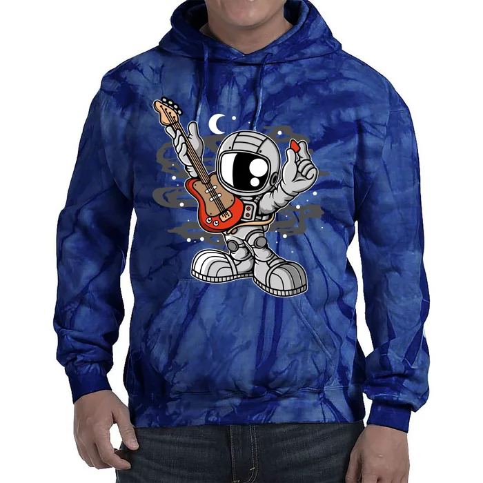 Astronaut Guitar Tie Dye Hoodie