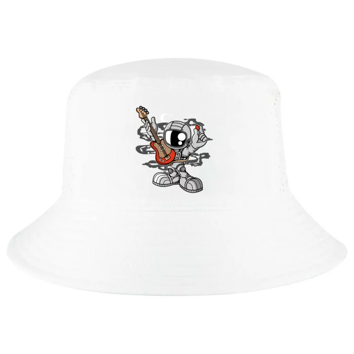 Astronaut Guitar Cool Comfort Performance Bucket Hat