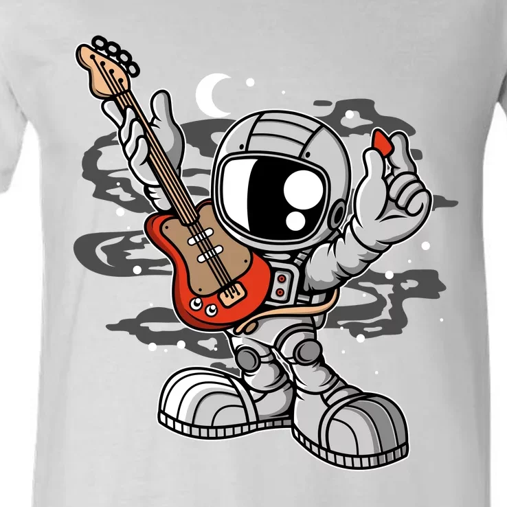 Astronaut Guitar V-Neck T-Shirt