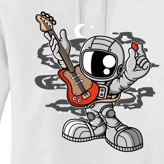 Astronaut Guitar Women's Pullover Hoodie