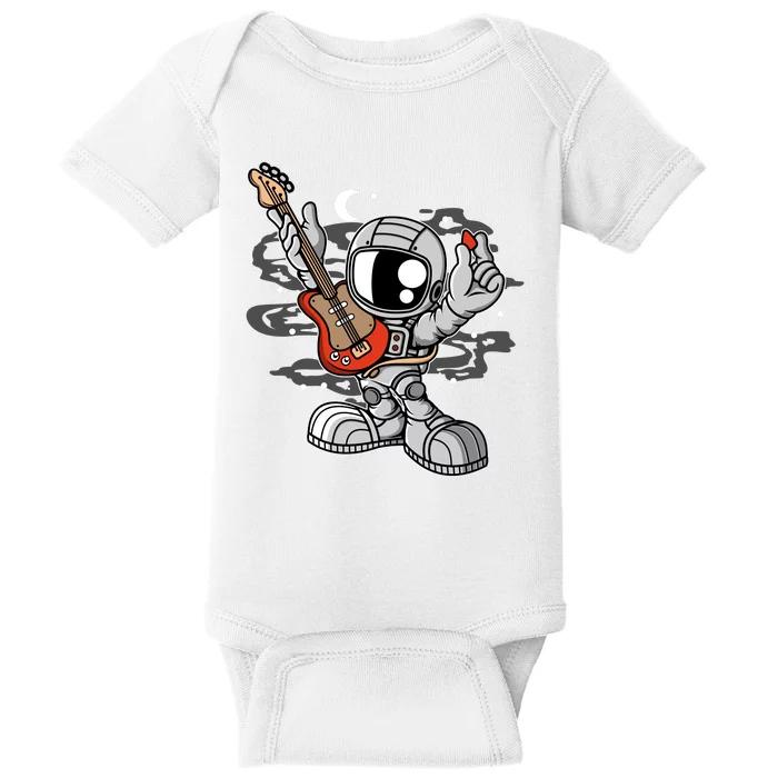 Astronaut Guitar Baby Bodysuit