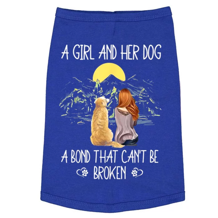 A Girl And Her Dog A Bond That Can't Be Broken Doggie Tank