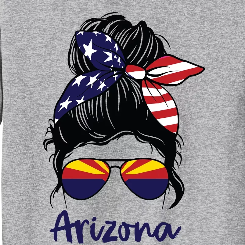 Arizona Girl Arizona Flag State Girlfriend Tall Sweatshirt