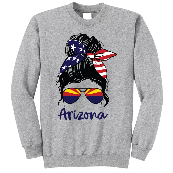 Arizona Girl Arizona Flag State Girlfriend Tall Sweatshirt