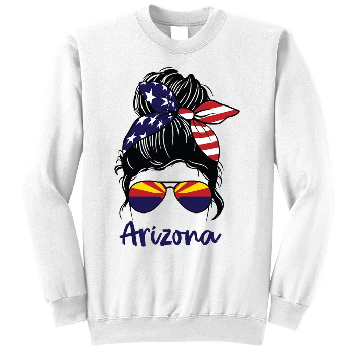 Arizona Girl Arizona Flag State Girlfriend Sweatshirt