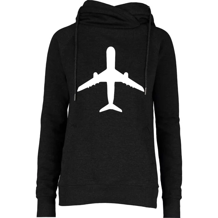 Aviation Geek Airplane Pilot Dad Husband Fathers Day Womens Funnel Neck Pullover Hood