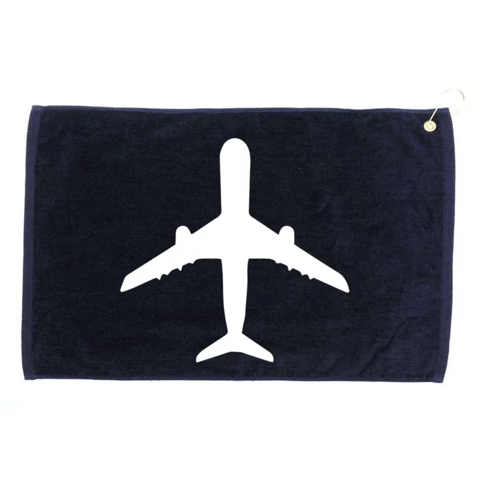 Aviation Geek Airplane Pilot Dad Husband Fathers Day Grommeted Golf Towel