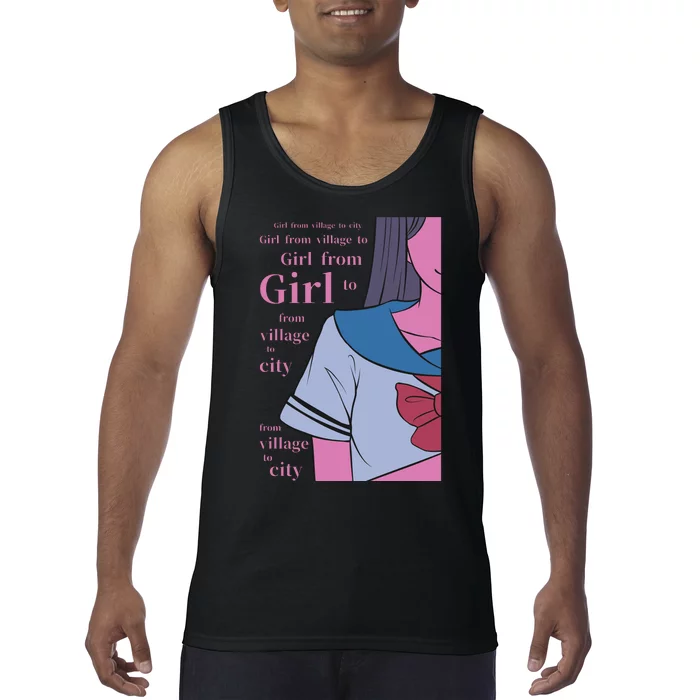 Anime Girl Tank Top