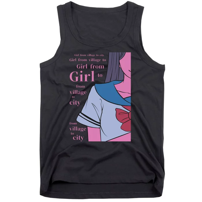 Anime Girl Tank Top