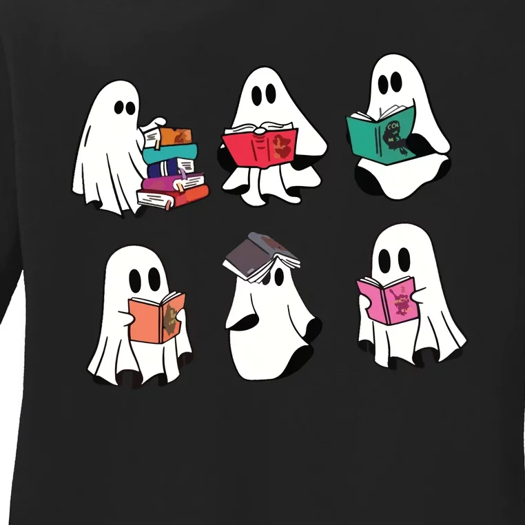 Acotar Ghost Acotar Bookish Ghost Ladies Long Sleeve Shirt