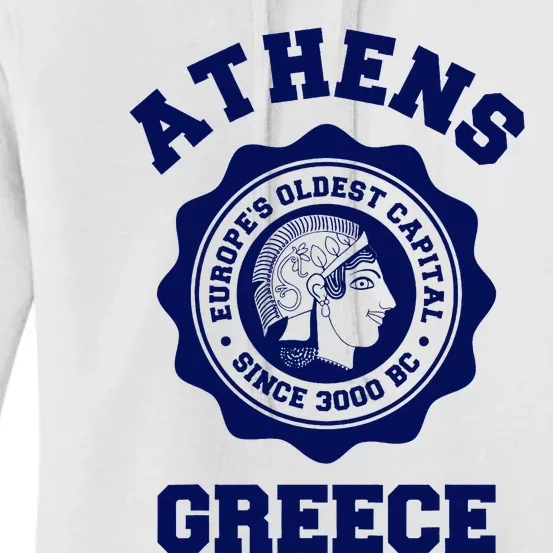 Athens Greece Athena From Ancient Greek Women's Pullover Hoodie