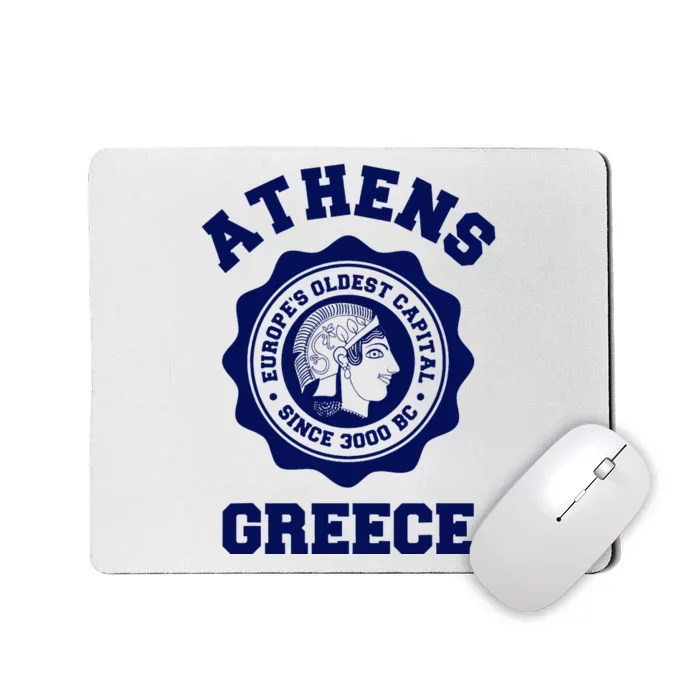 Athens Greece Athena From Ancient Greek Mousepad