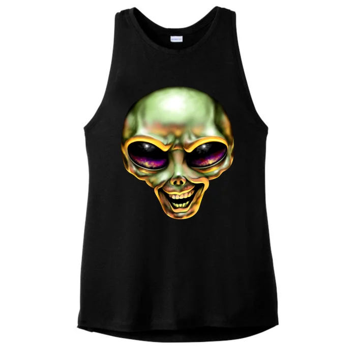 Alien Grin Ladies Tri-Blend Wicking Tank