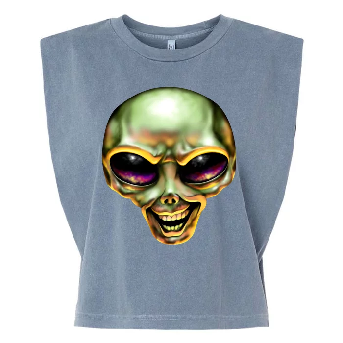 Alien Grin Garment-Dyed Women's Muscle Tee