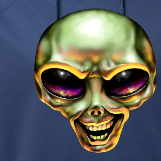 Alien Grin Performance Fleece Hoodie