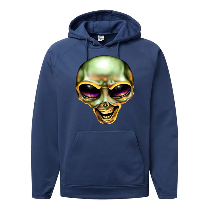 Alien Grin Performance Fleece Hoodie