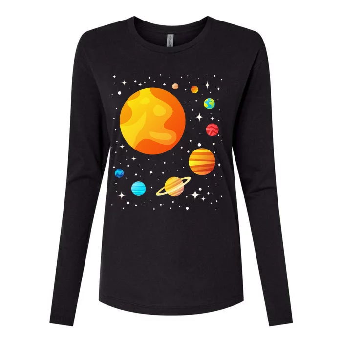 Astronomy Galaxy Astronomer Science Fan Womens Cotton Relaxed Long Sleeve T-Shirt