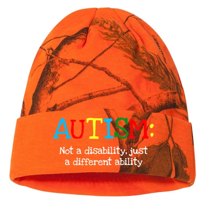 Autistic Gifts Adult Different Ability Autism Awareness Kati - 12in Camo Beanie