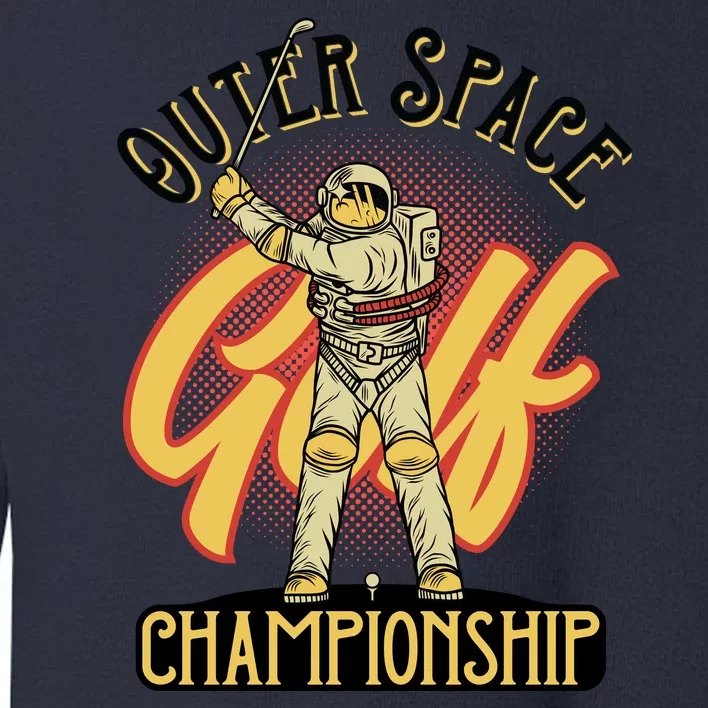 Astronaut Golf Toddler Sweatshirt