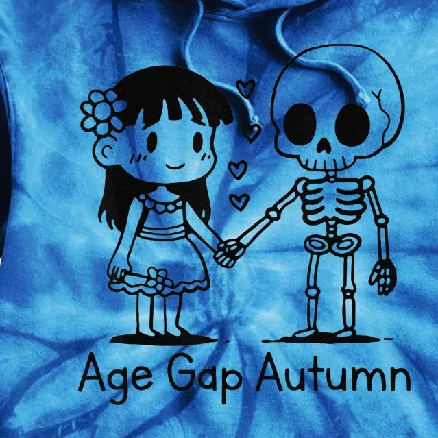 Age Gap Autumn Ghost Tie Dye Hoodie