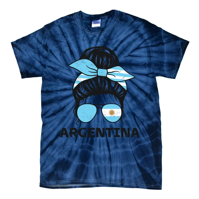 Argentinian Girl Argentina Girl Chica Argentine Tie-Dye T-Shirt