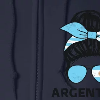 Argentinian Girl Argentina Girl Chica Argentine Full Zip Hoodie