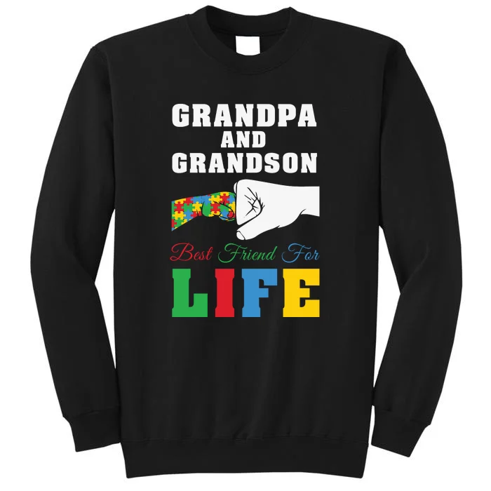 Autism Grandpa And Grandson Best Friend For Life Autism Awareness Sweatshirt