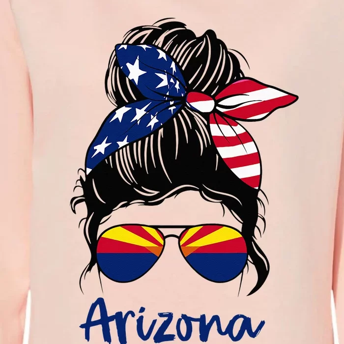 Arizona Girl Arizona Flag State Girlfriend Womens California Wash Sweatshirt