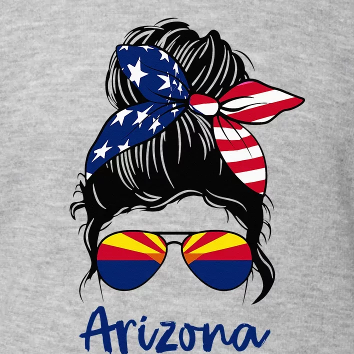 Arizona Girl Arizona Flag State Girlfriend Toddler Sweatshirt