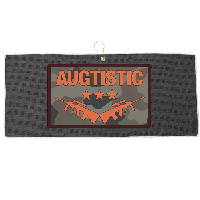 Augtistic Guns Large Microfiber Waffle Golf Towel