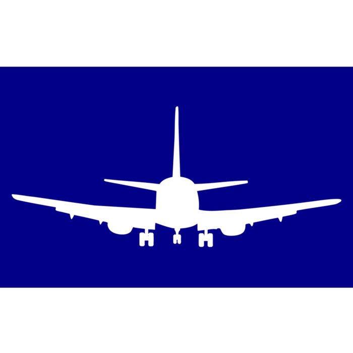 Airplane Gift Airplane Jet Gift Blue Small Bumper Sticker