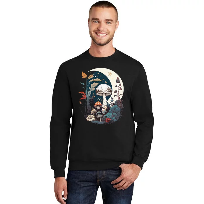 Aesthetic Goblincore And Dark Cottagecore Mushroom Sweatshirt