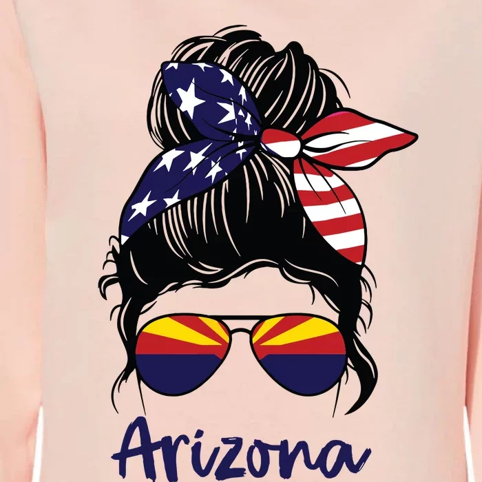 Arizona Girl Arizona Flag State Girlfriend Womens California Wash Sweatshirt