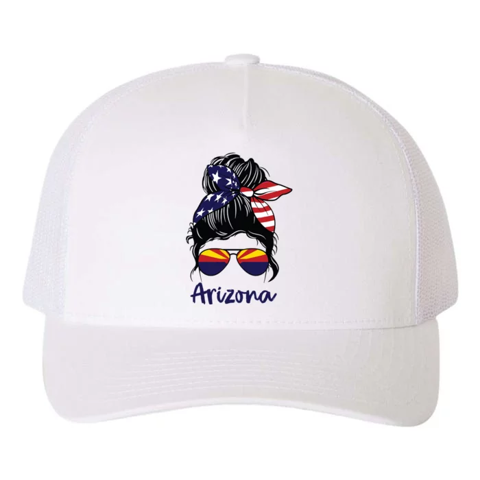 Arizona Girl Arizona Flag State Girlfriend Yupoong Adult 5-Panel Trucker Hat