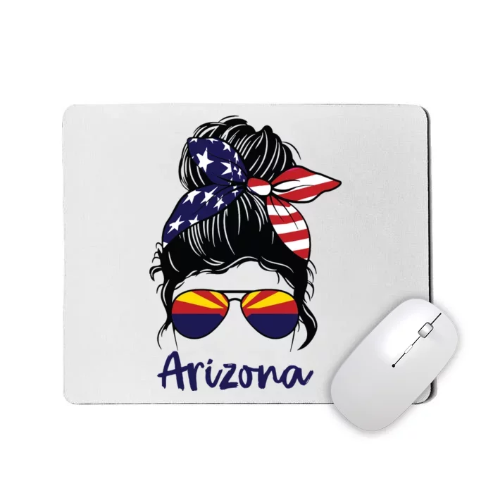 Arizona Girl Arizona Flag State Girlfriend Mousepad