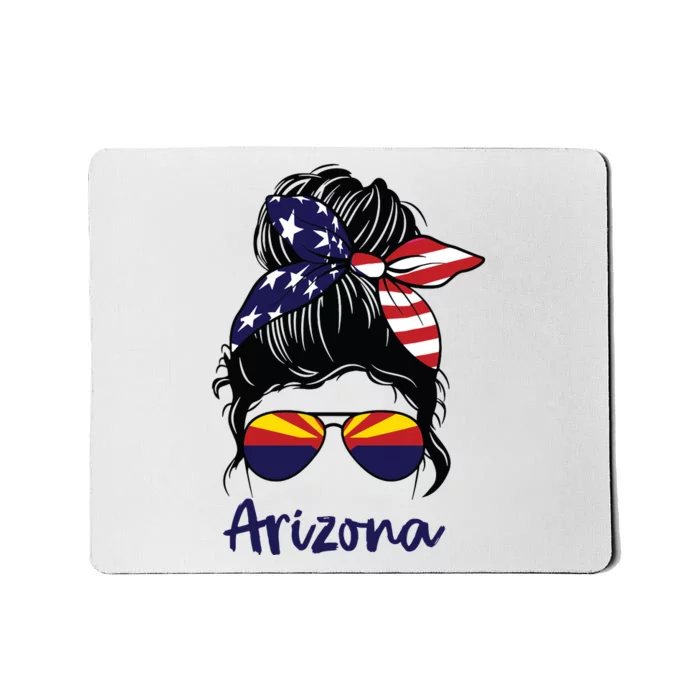 Arizona Girl Arizona Flag State Girlfriend Mousepad