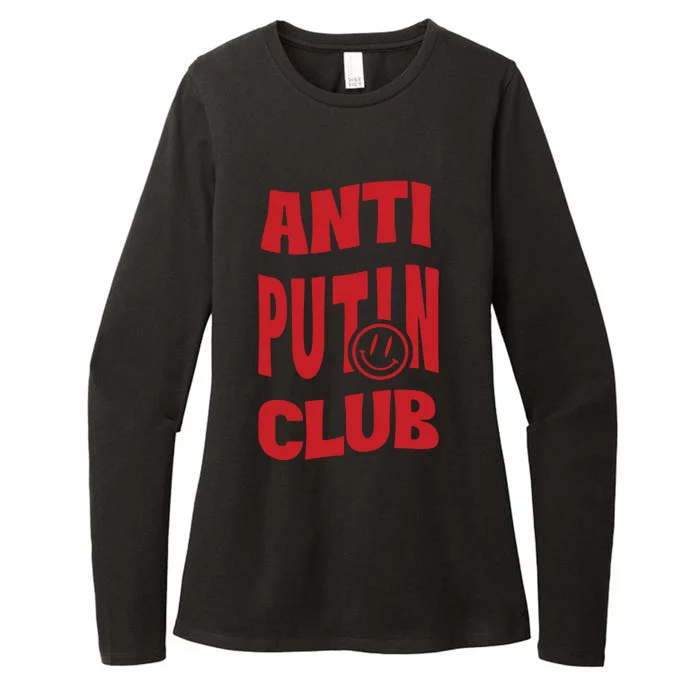 Anna Gvarishvili Anti Putin Club Womens CVC Long Sleeve Shirt