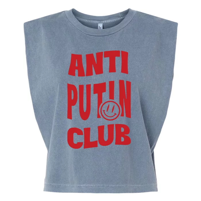 Anna Gvarishvili Anti Putin Club Garment-Dyed Women's Muscle Tee